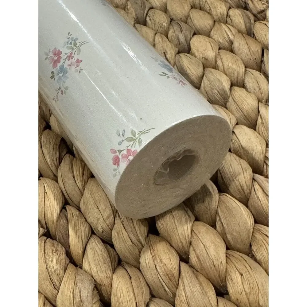 Norwall PR33843 Delicate Daisies Vinyl Wallpaper Block Print Floral Flowers